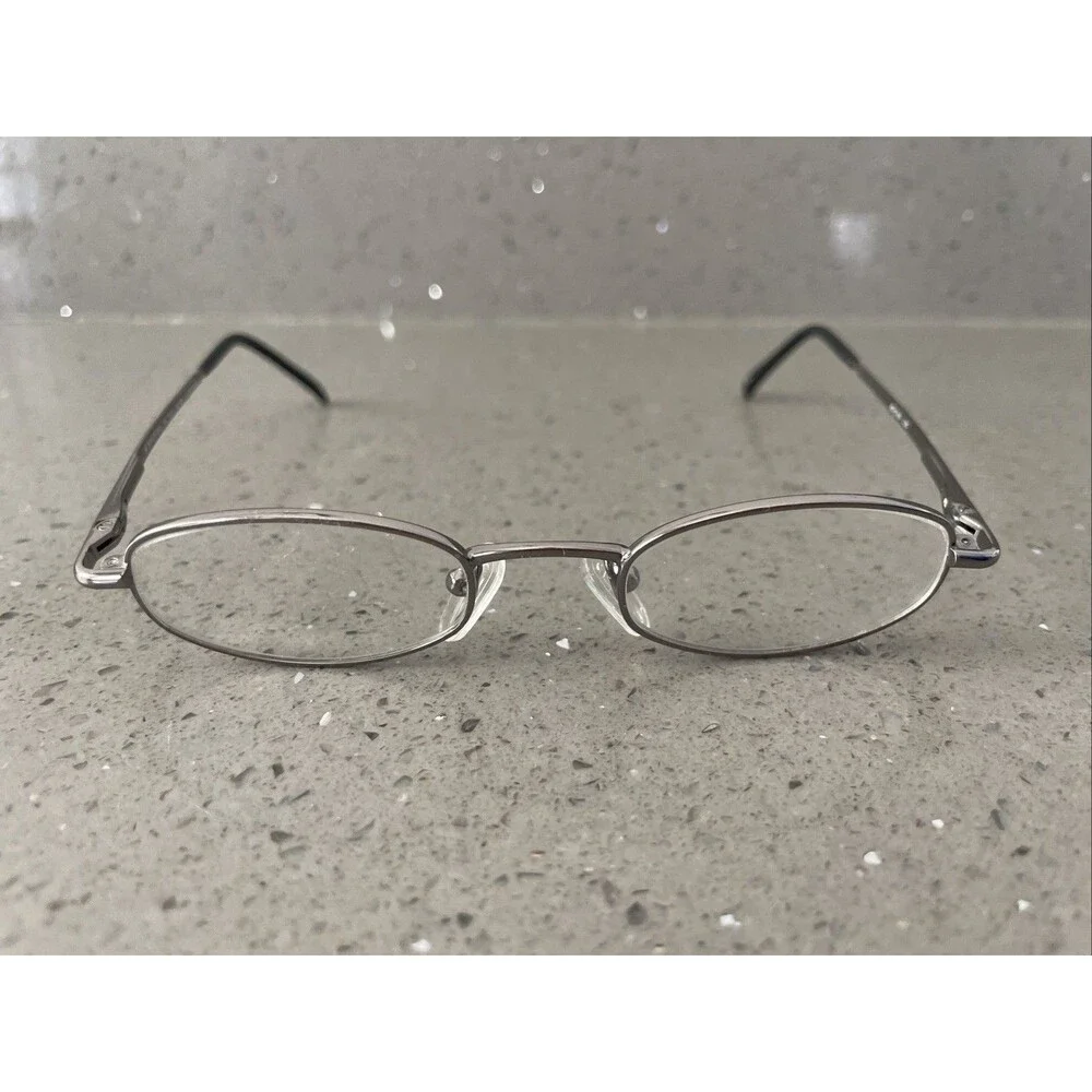 Eurosteel 78 Flex Shiny Gunmetal Eyeglasses Frames ONLY 42-19-125 Full Rim